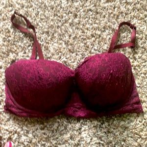 Maroon bralette